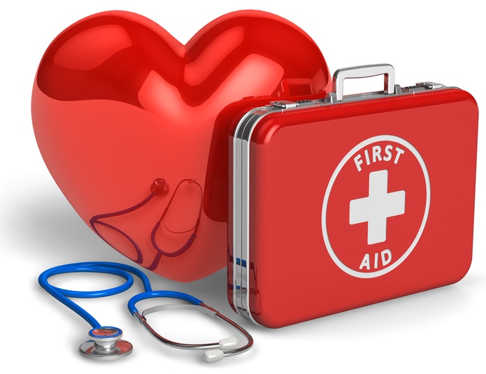 heart and first aid cropped